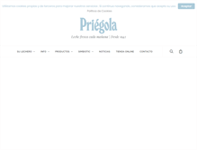 Tablet Screenshot of priegola.com